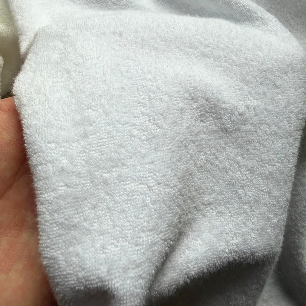 Cotton Terry Towel White AB Grade