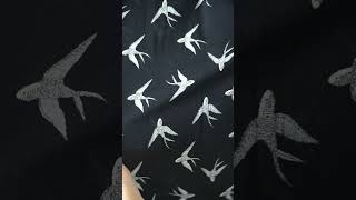 Fujiette Crepe Tebal Black Swallow