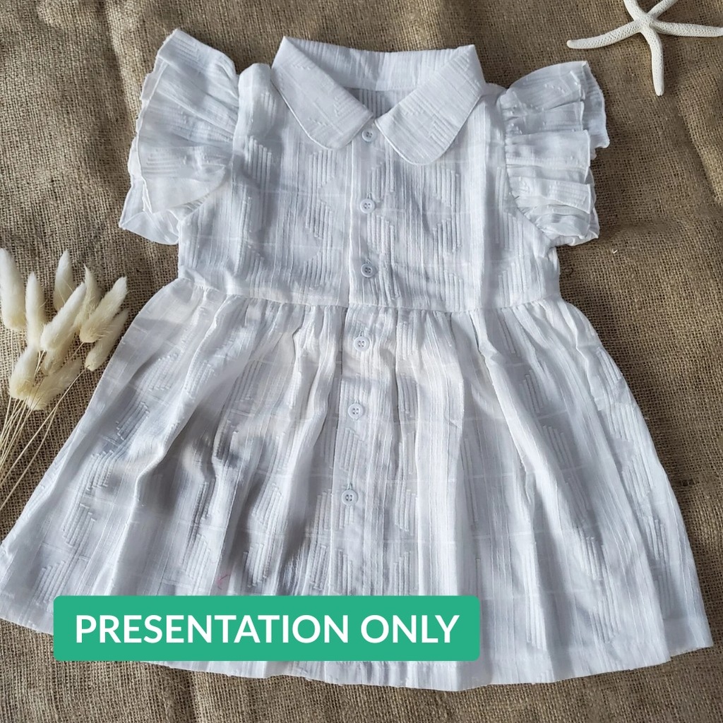 Cotton Texture Henie White