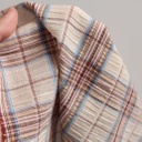 Cotton Crinkle Plaid [96828]