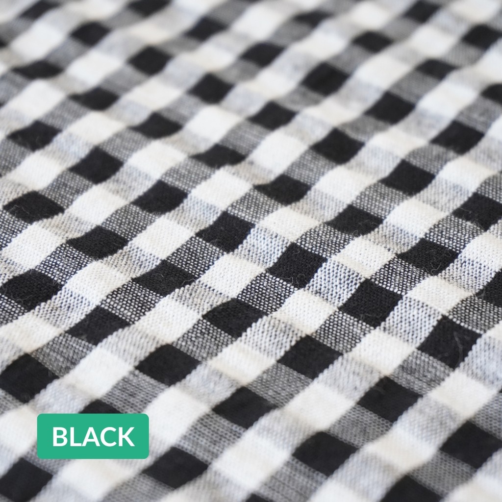 Cotton Seersucker Checked