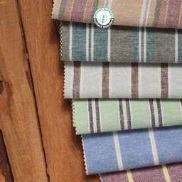 Hemp Cotton Yarn Dyed Stripe BD