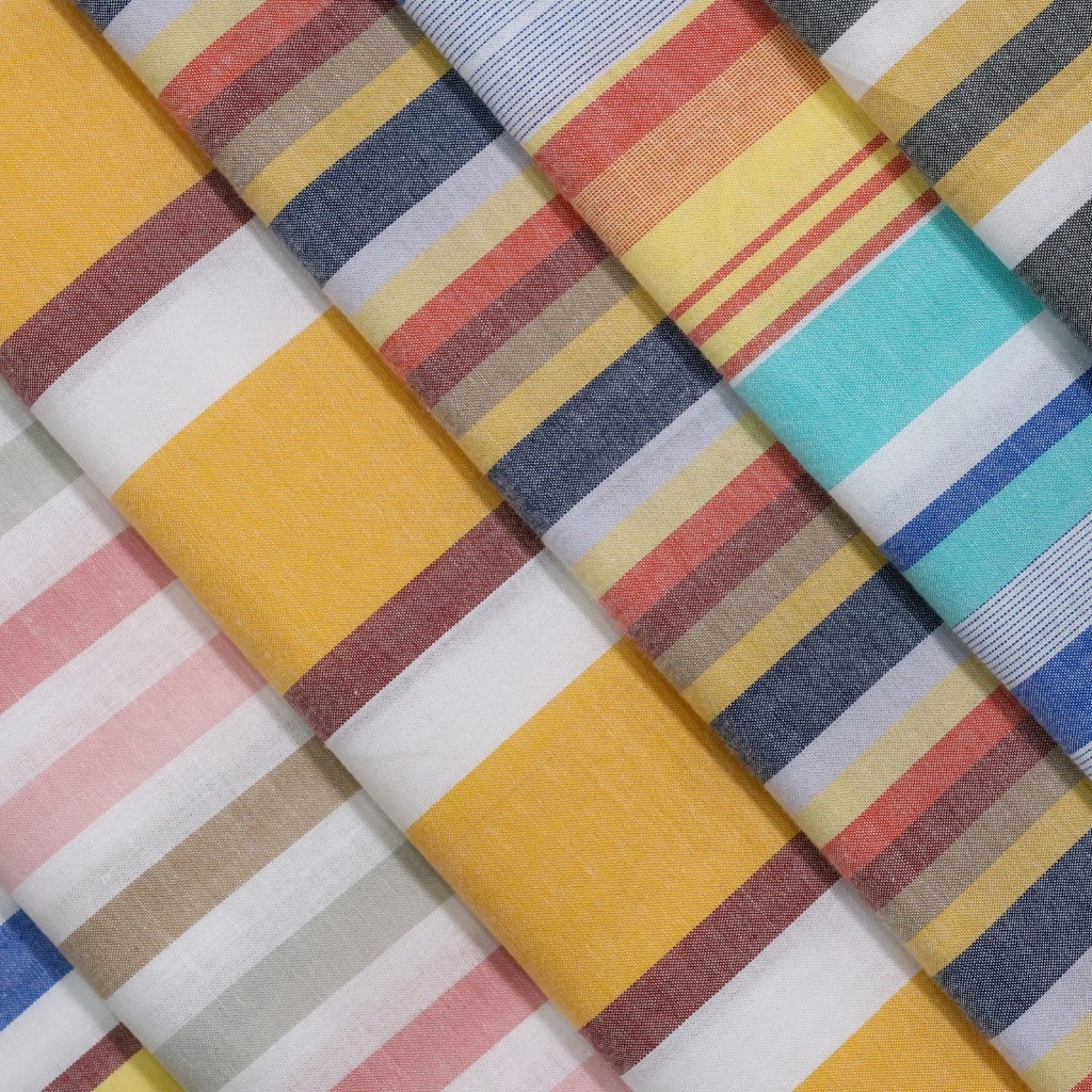 Cotton Stripe Yarn Dyed