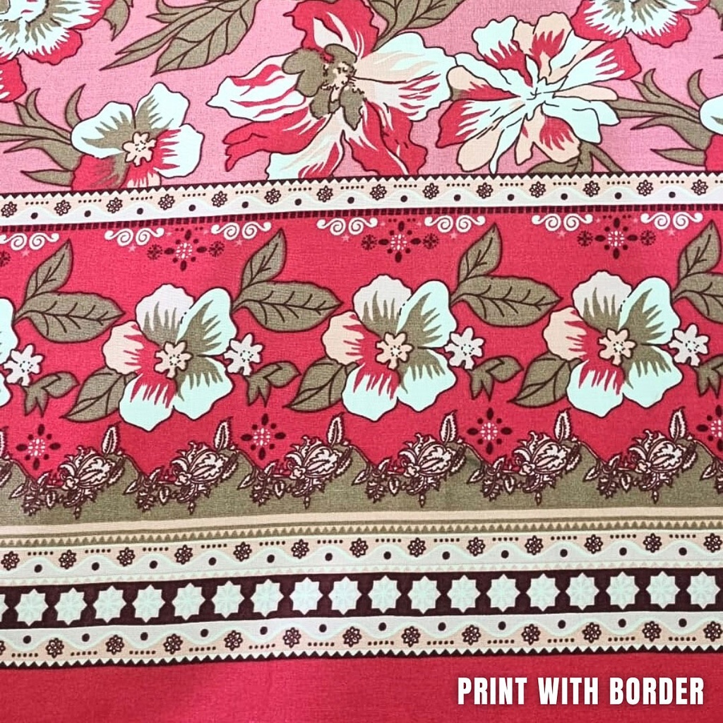 Viscose Superfine 60's Flower Pattern