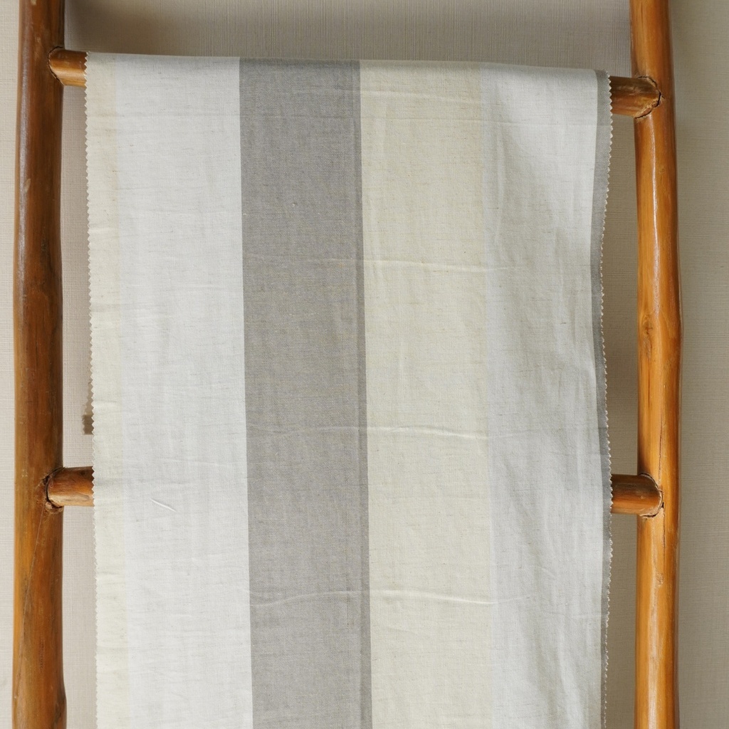 Cotton Rayon Linen Texture Stripe Besar 905