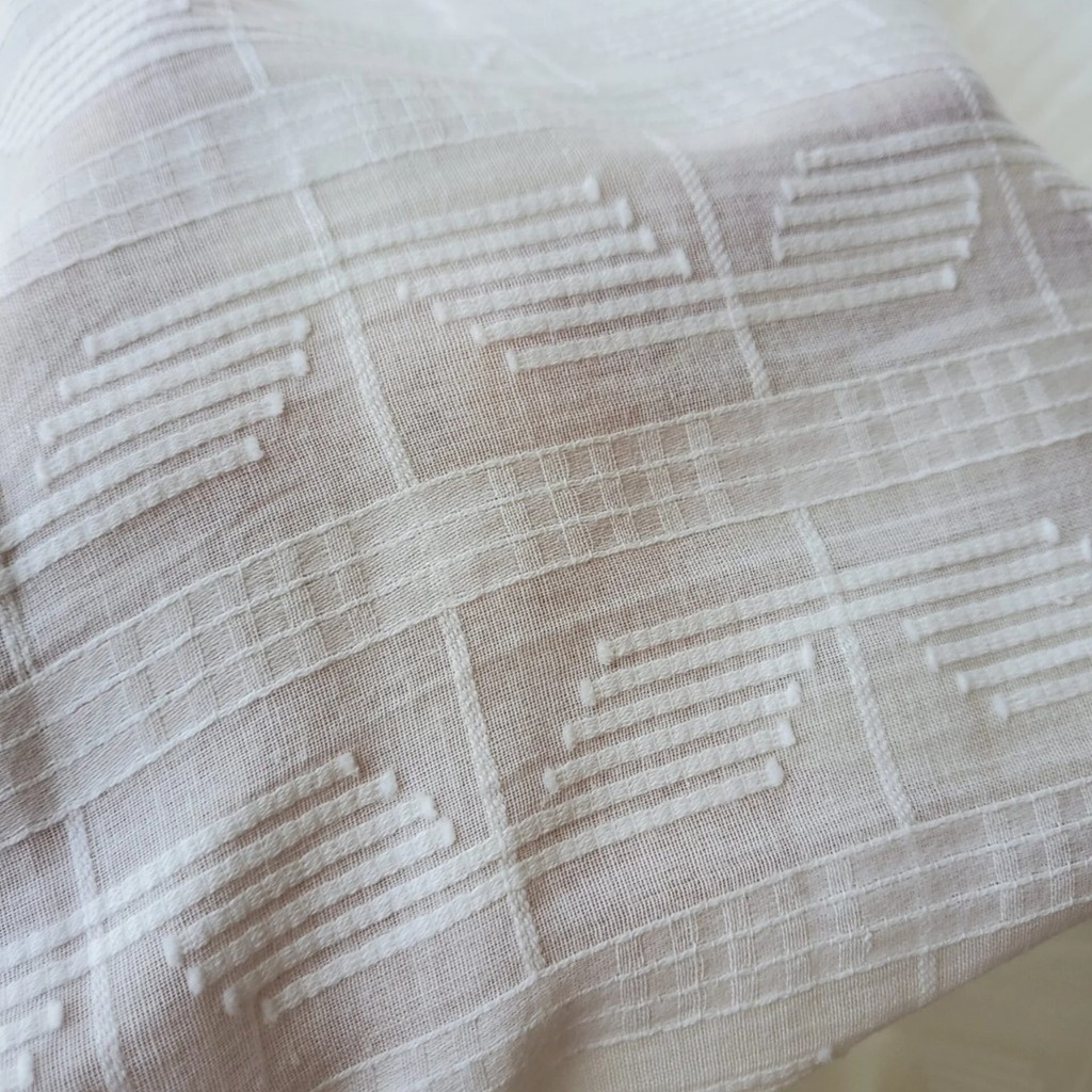 Cotton Texture Henie White