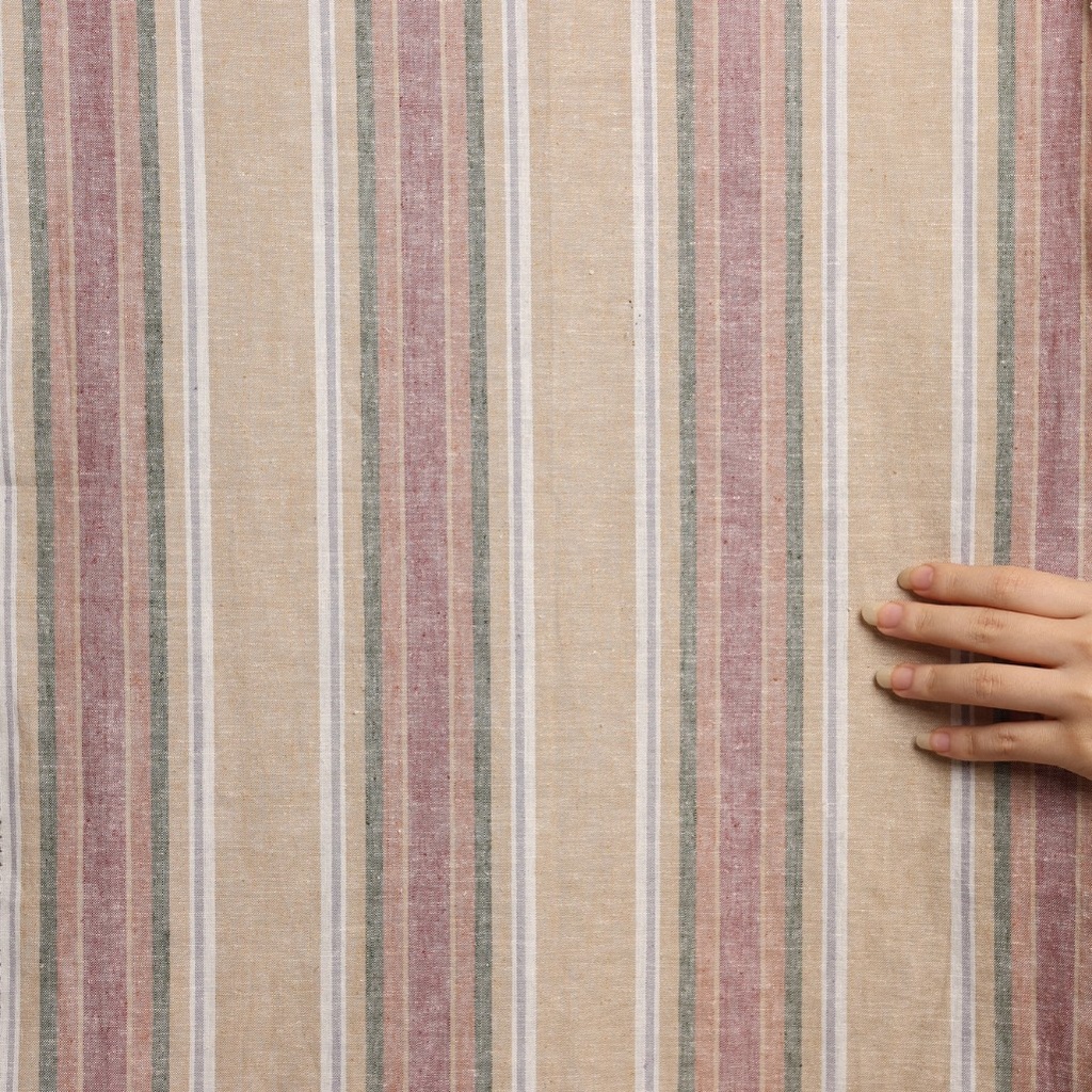 Hemp Cotton Yarn Dyed Stripe BD