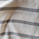 Cotton Rayon Linen Texture Stripes Natural [1200132 BD]