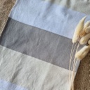 Cotton Rayon Linen Texture Stripe Besar [200905]