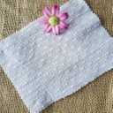 Cotton Swiss Dot Crinkle White [NF01]