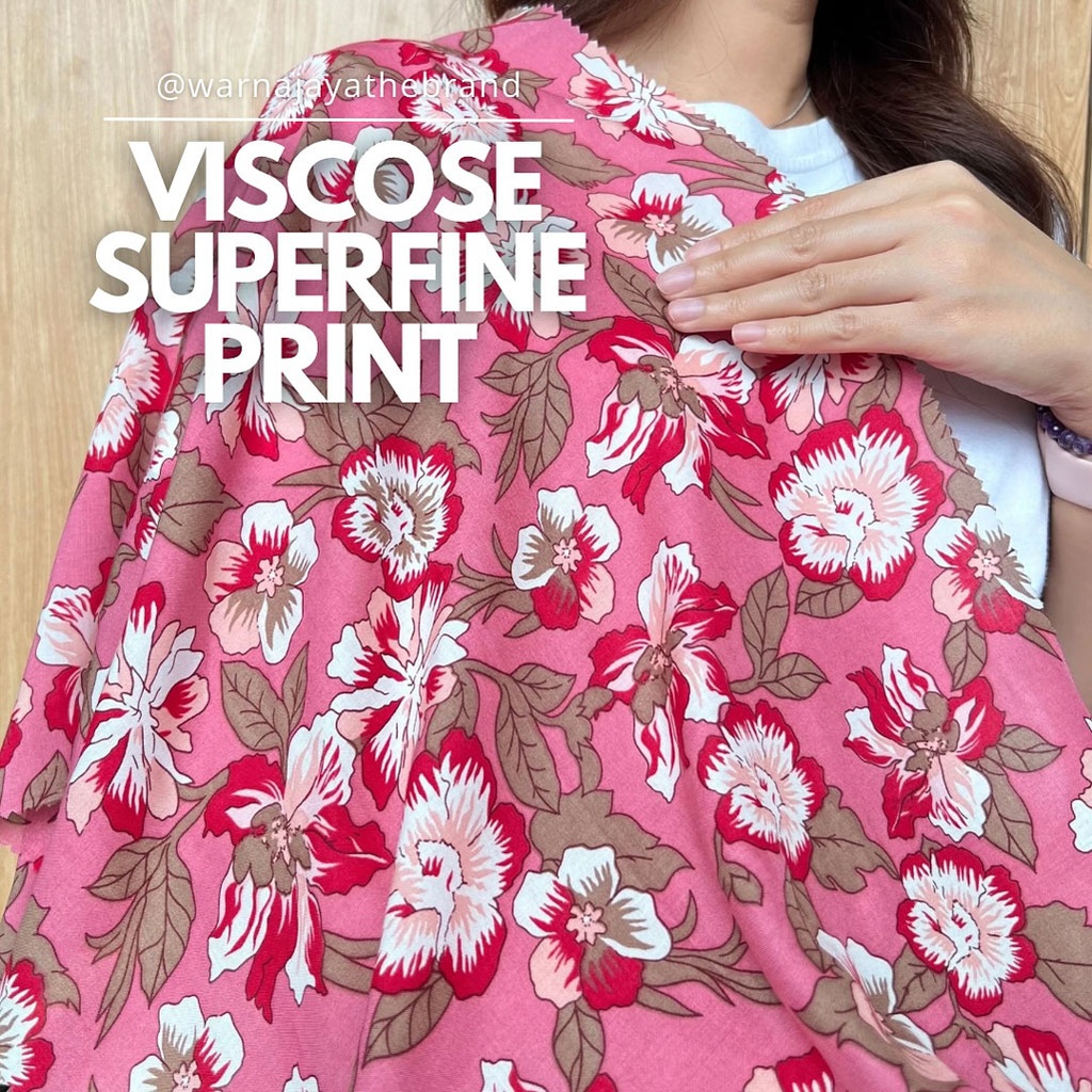 Viscose Superfine 60's Flower [P-809][3 C-3]