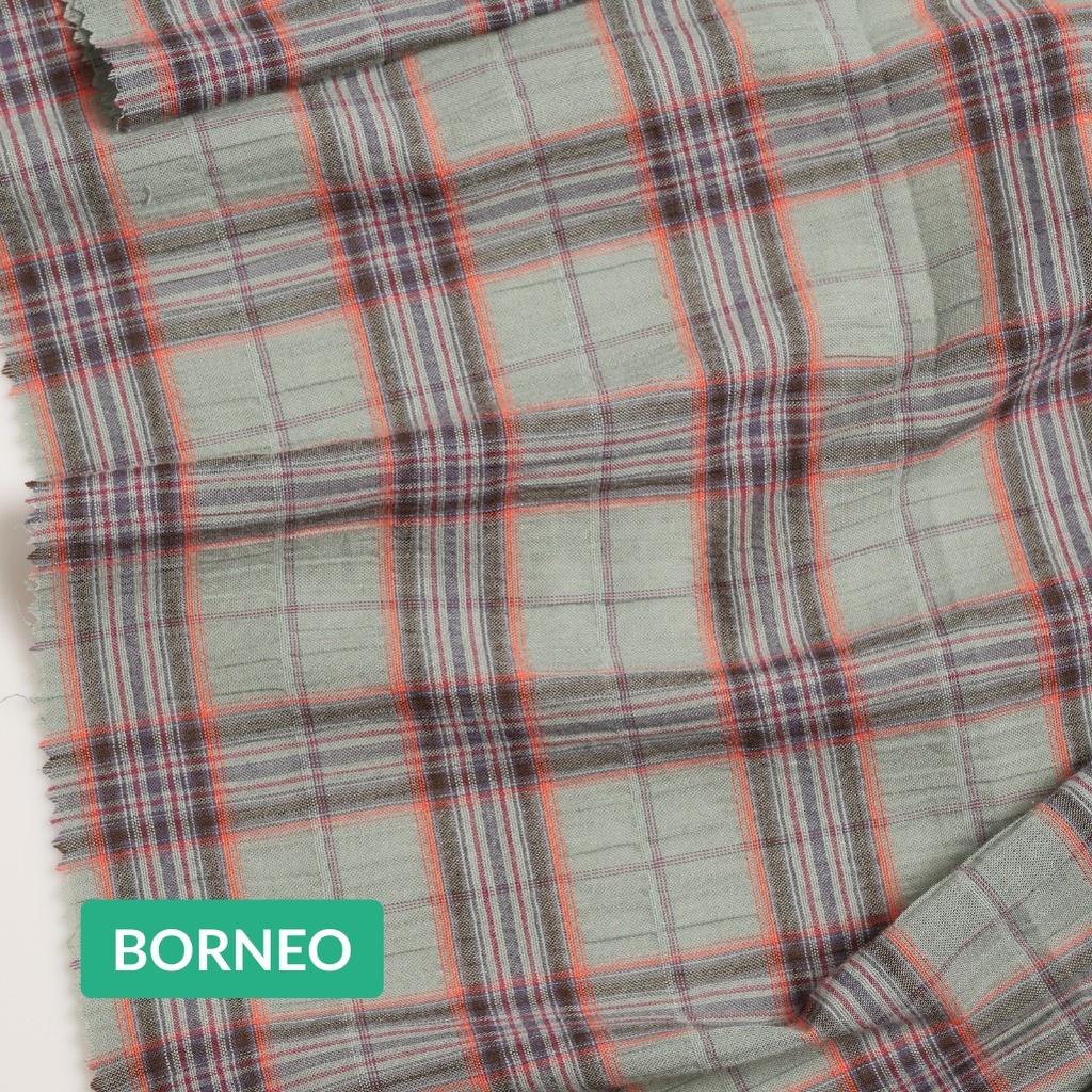 Cotton Crinkle Plaid [96828]