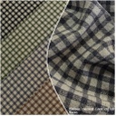 Vintage Checked Linen Cotton- 230928-T2602