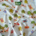 Rayon Liva Eco Velico Hawai Christmas Light Blue