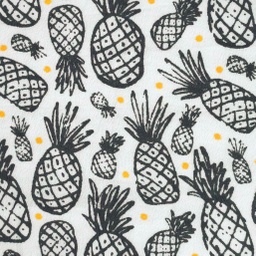 [PRINT] Fujiette Crepe Nanas Grey [PRINT]