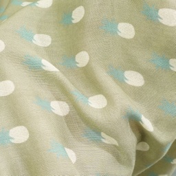 Rayon Print Nanas Olive [P 300]